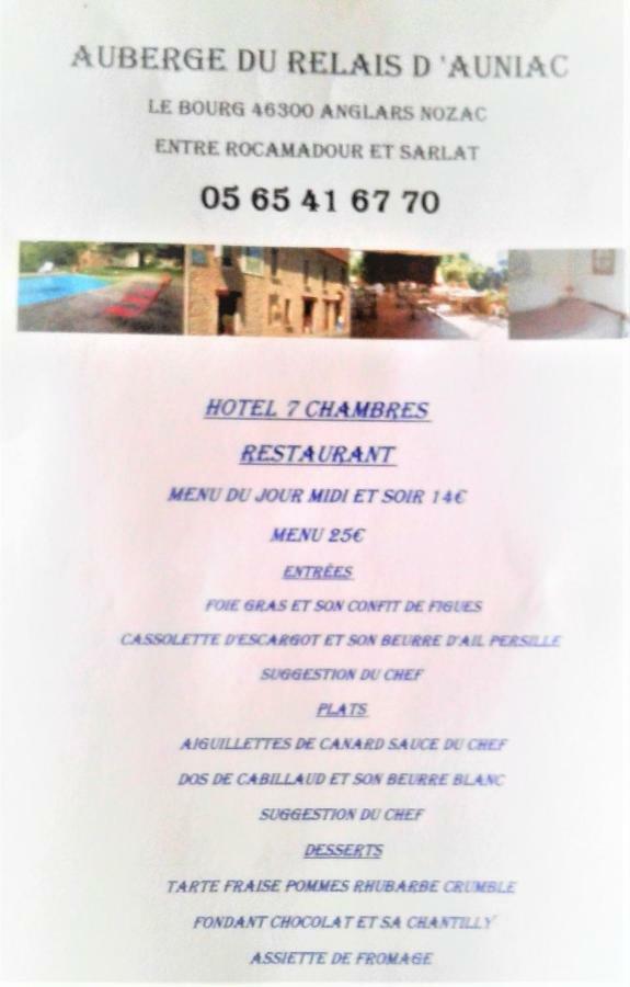 Auberge Du Relais D'Auniac Gourdon-en-quercy Εξωτερικό φωτογραφία
